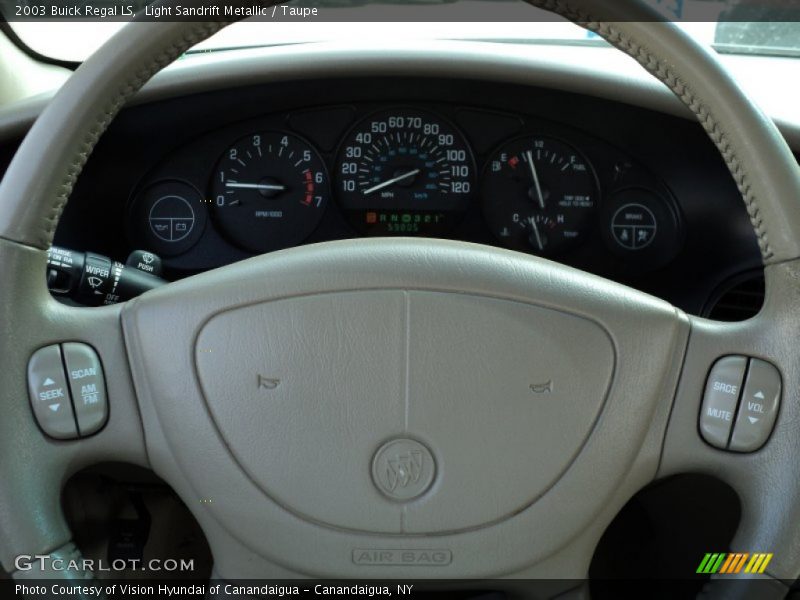 Light Sandrift Metallic / Taupe 2003 Buick Regal LS