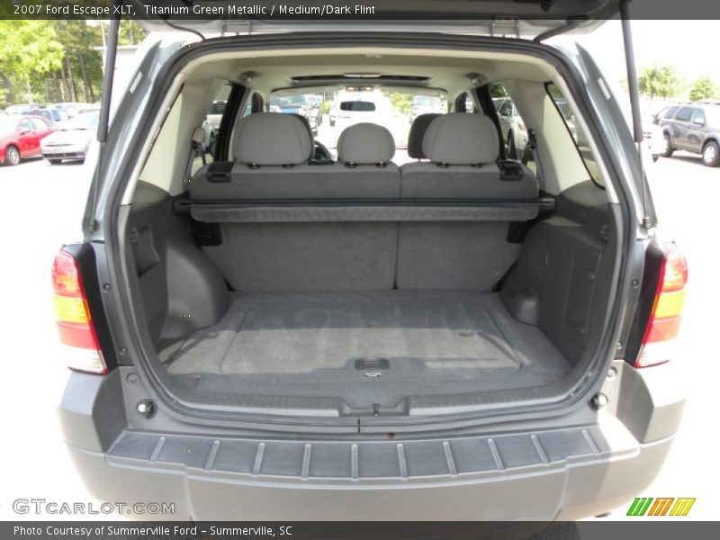 Titanium Green Metallic / Medium/Dark Flint 2007 Ford Escape XLT