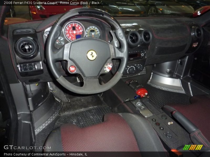 2008 F430 Scuderia Coupe Black Interior