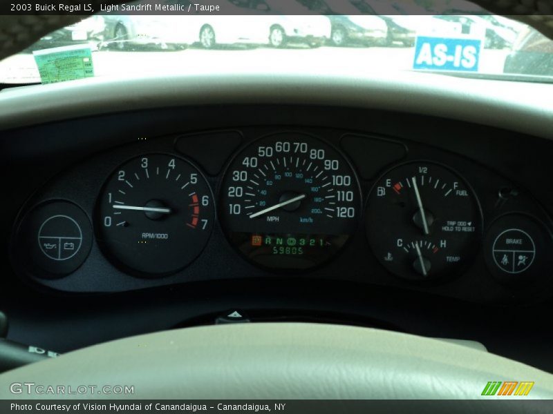  2003 Regal LS LS Gauges