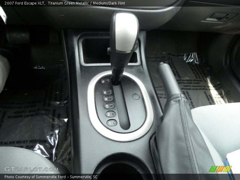 Titanium Green Metallic / Medium/Dark Flint 2007 Ford Escape XLT