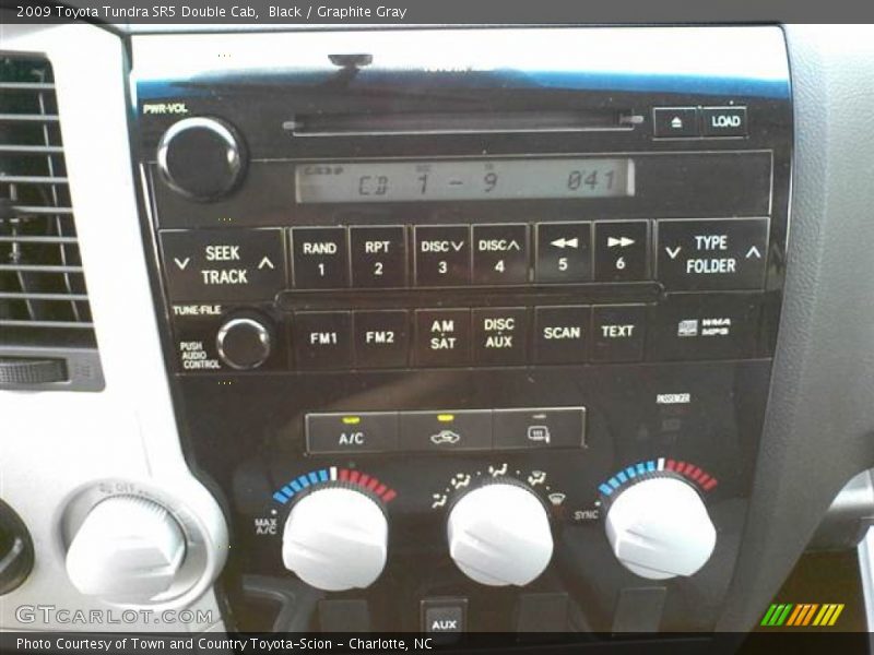 Black / Graphite Gray 2009 Toyota Tundra SR5 Double Cab