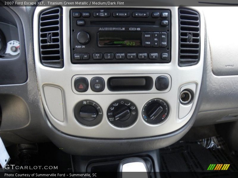 Titanium Green Metallic / Medium/Dark Flint 2007 Ford Escape XLT
