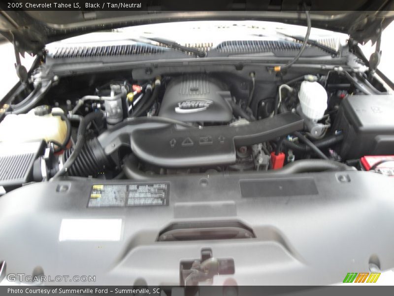 Black / Tan/Neutral 2005 Chevrolet Tahoe LS