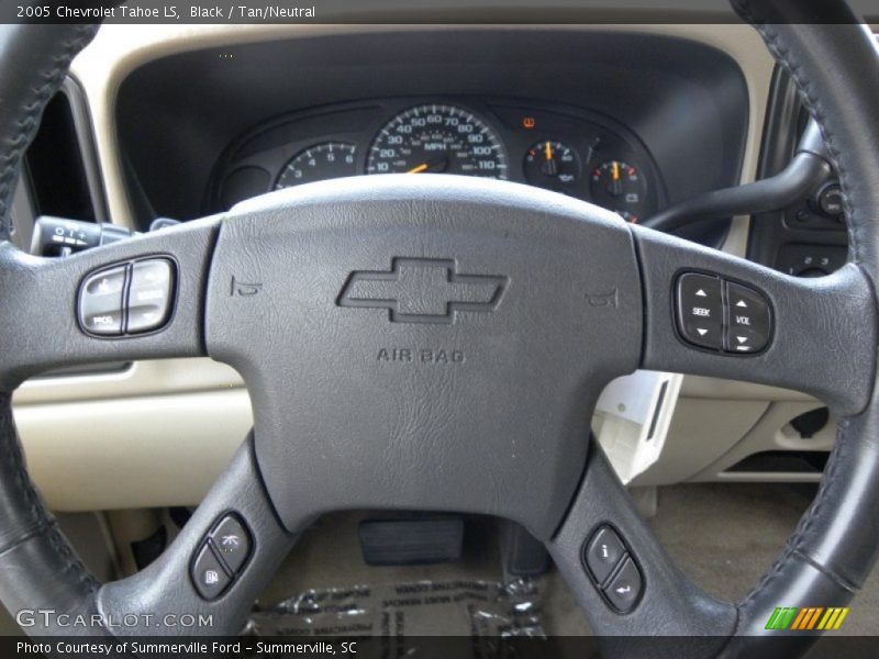 Black / Tan/Neutral 2005 Chevrolet Tahoe LS