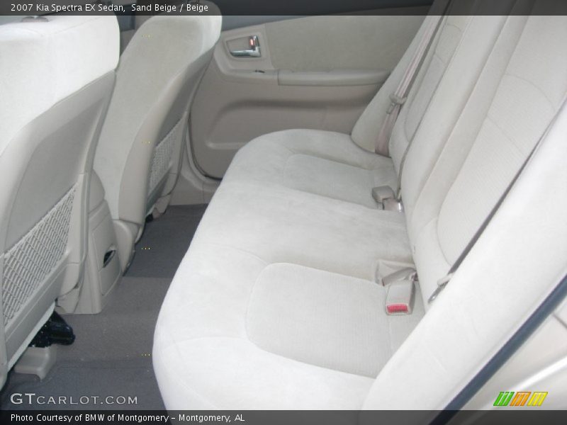 Sand Beige / Beige 2007 Kia Spectra EX Sedan
