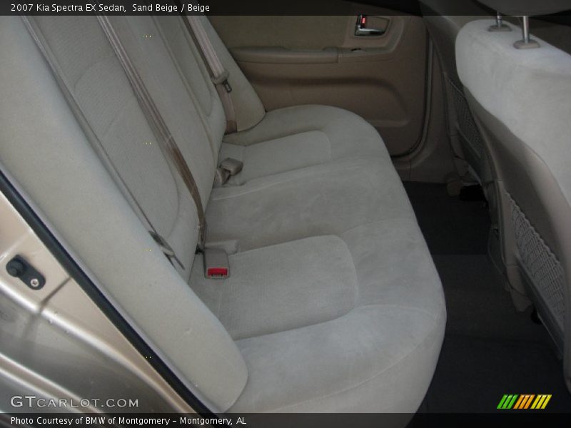 Sand Beige / Beige 2007 Kia Spectra EX Sedan