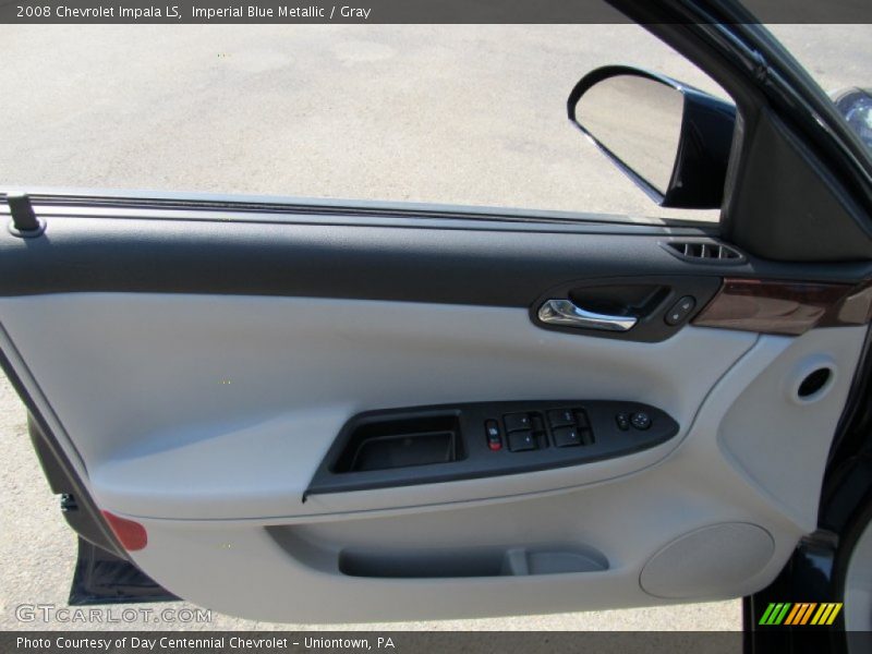 Imperial Blue Metallic / Gray 2008 Chevrolet Impala LS