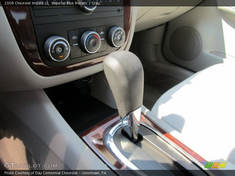 Imperial Blue Metallic / Gray 2008 Chevrolet Impala LS