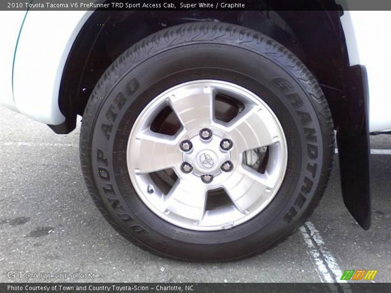 Super White / Graphite 2010 Toyota Tacoma V6 PreRunner TRD Sport Access Cab