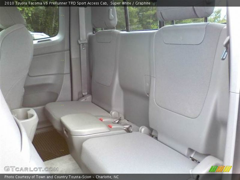 Super White / Graphite 2010 Toyota Tacoma V6 PreRunner TRD Sport Access Cab