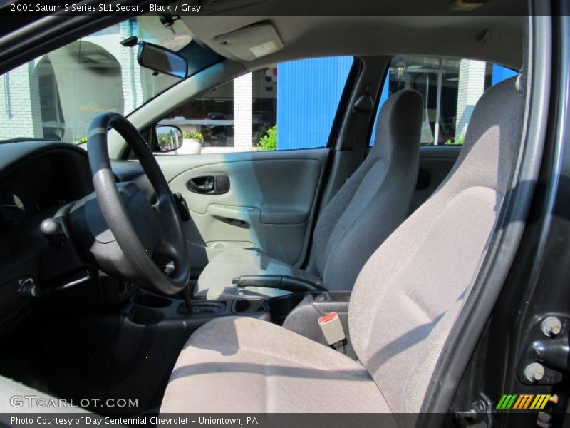 Black / Gray 2001 Saturn S Series SL1 Sedan