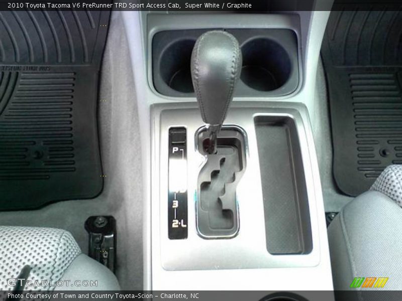 Super White / Graphite 2010 Toyota Tacoma V6 PreRunner TRD Sport Access Cab