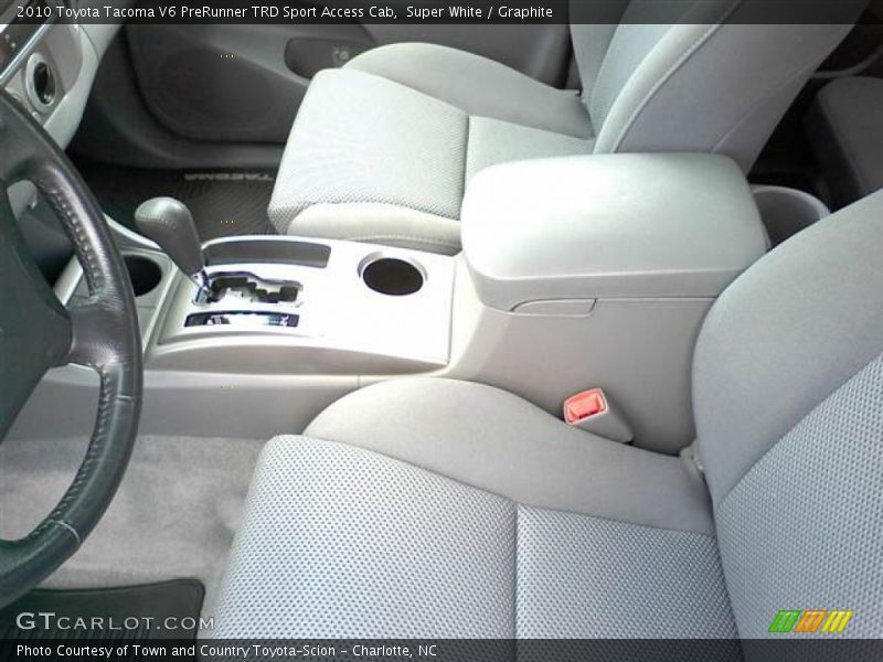 Super White / Graphite 2010 Toyota Tacoma V6 PreRunner TRD Sport Access Cab