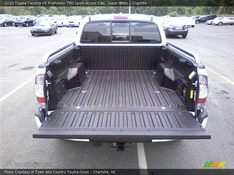 Super White / Graphite 2010 Toyota Tacoma V6 PreRunner TRD Sport Access Cab