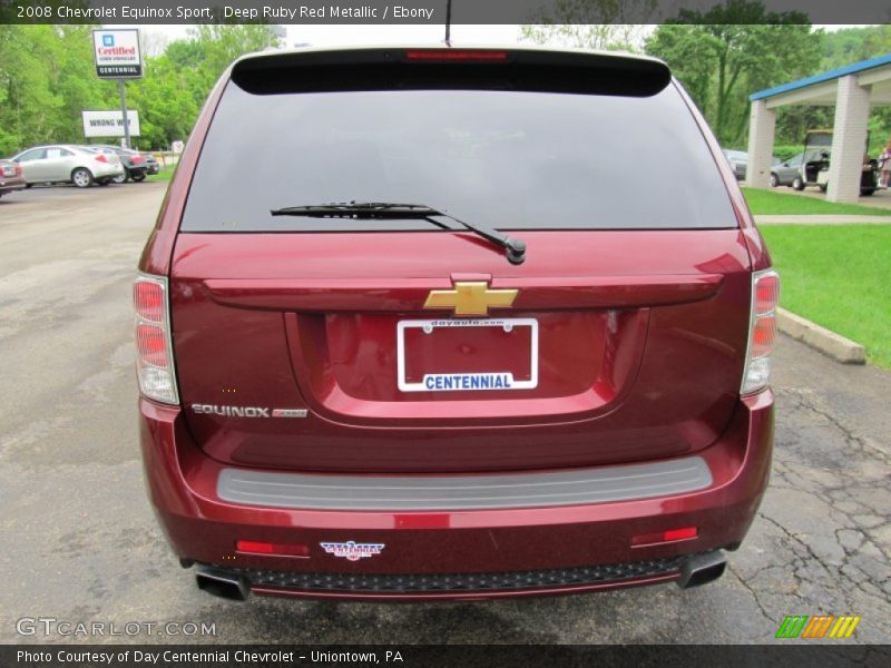 Deep Ruby Red Metallic / Ebony 2008 Chevrolet Equinox Sport