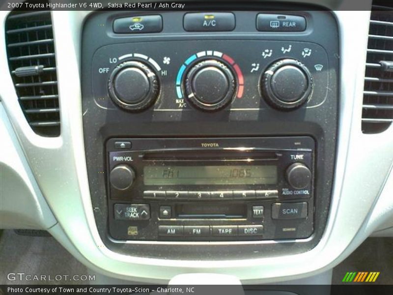 Salsa Red Pearl / Ash Gray 2007 Toyota Highlander V6 4WD