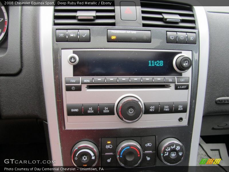 Controls of 2008 Equinox Sport