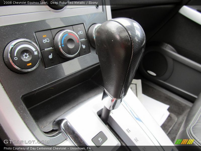 Deep Ruby Red Metallic / Ebony 2008 Chevrolet Equinox Sport
