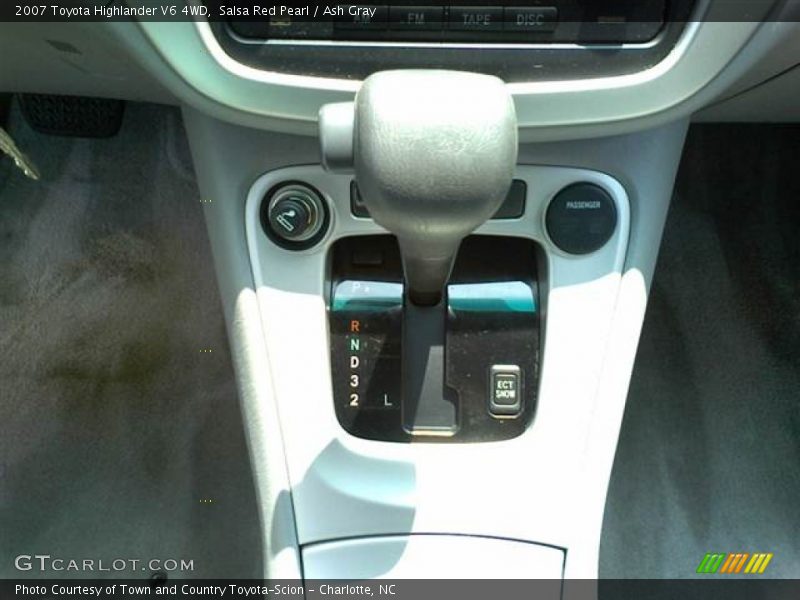 Salsa Red Pearl / Ash Gray 2007 Toyota Highlander V6 4WD