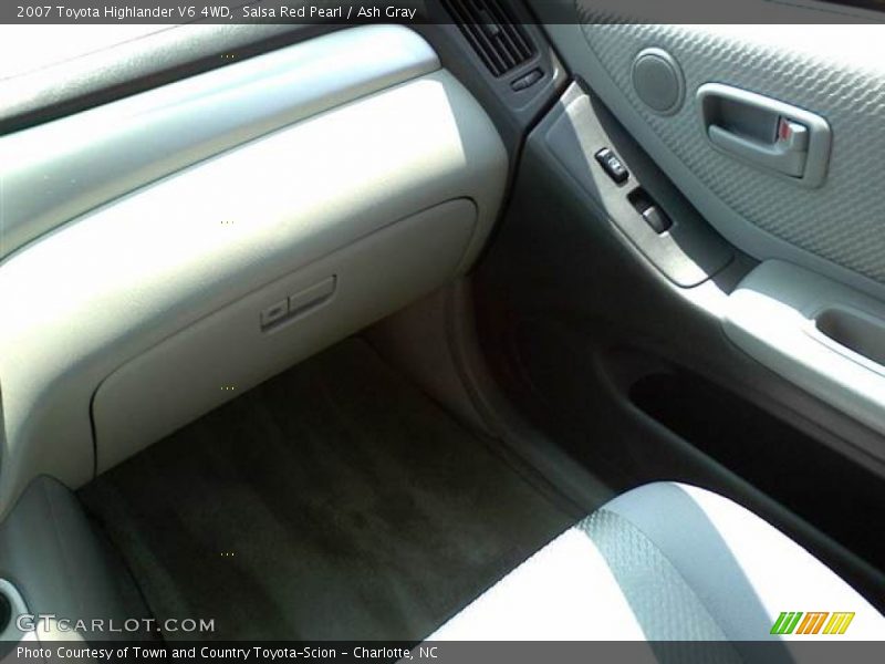 Salsa Red Pearl / Ash Gray 2007 Toyota Highlander V6 4WD