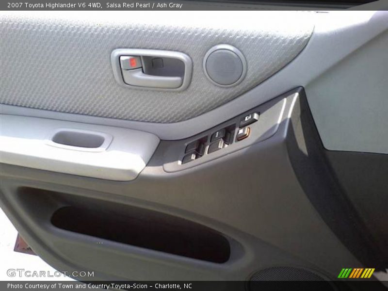 Salsa Red Pearl / Ash Gray 2007 Toyota Highlander V6 4WD