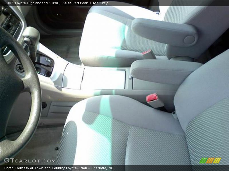 Salsa Red Pearl / Ash Gray 2007 Toyota Highlander V6 4WD