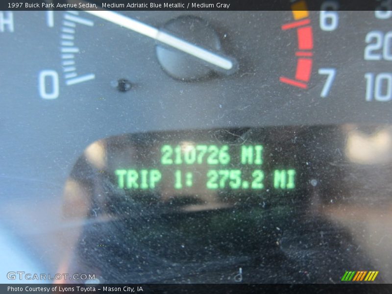 Medium Adriatic Blue Metallic / Medium Gray 1997 Buick Park Avenue Sedan
