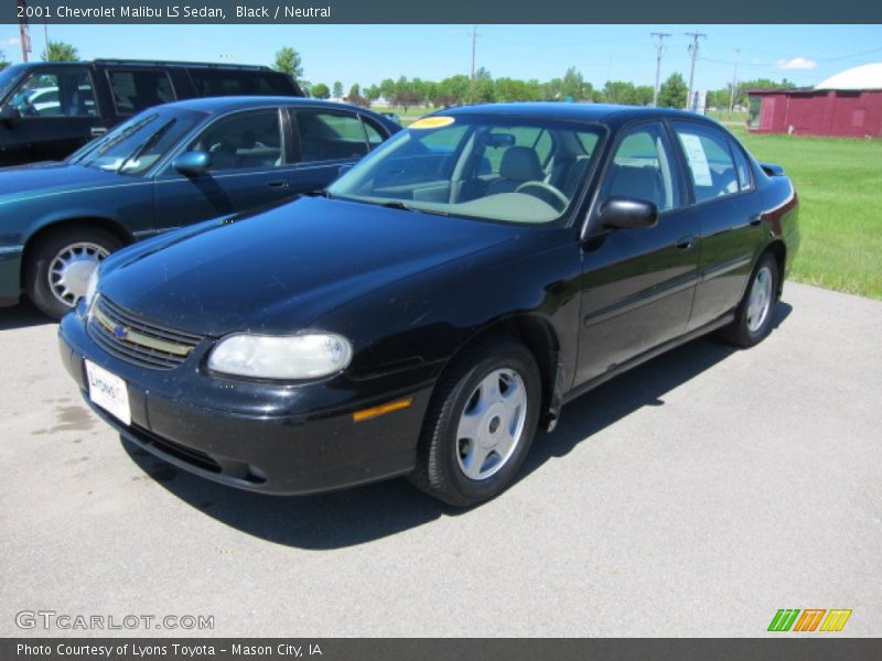 Black / Neutral 2001 Chevrolet Malibu LS Sedan