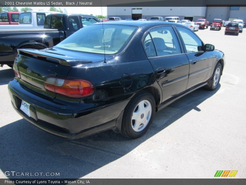 Black / Neutral 2001 Chevrolet Malibu LS Sedan