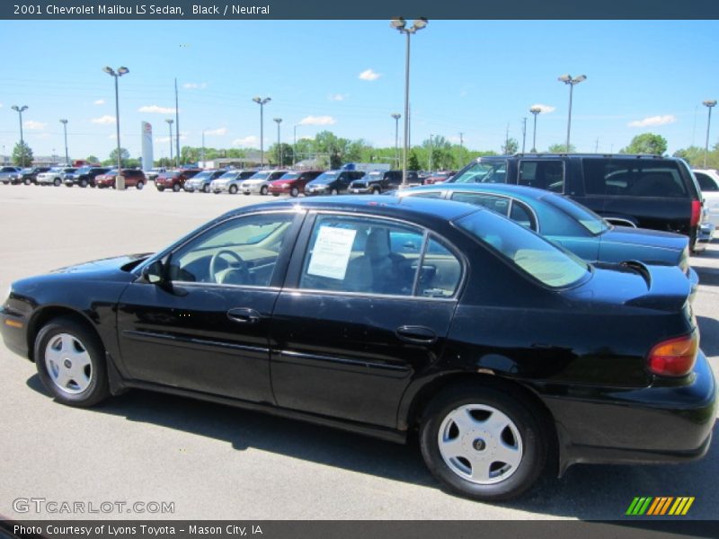 Black / Neutral 2001 Chevrolet Malibu LS Sedan