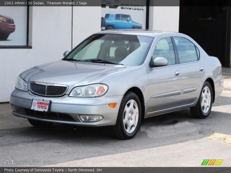 Titanium Metallic / Sage 2001 Infiniti I 30 Sedan
