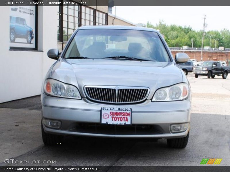 Titanium Metallic / Sage 2001 Infiniti I 30 Sedan