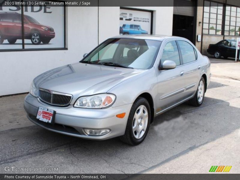 Titanium Metallic / Sage 2001 Infiniti I 30 Sedan