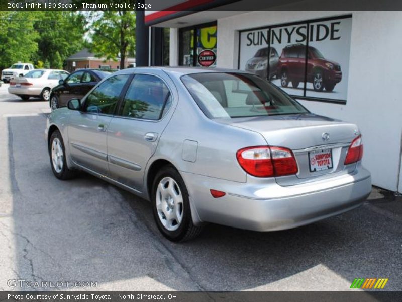 Titanium Metallic / Sage 2001 Infiniti I 30 Sedan