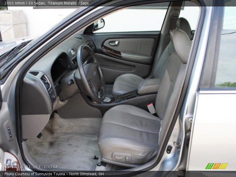 Titanium Metallic / Sage 2001 Infiniti I 30 Sedan