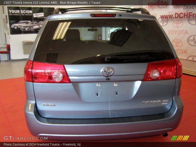 Blue Mirage Metallic / Taupe 2007 Toyota Sienna XLE Limited AWD