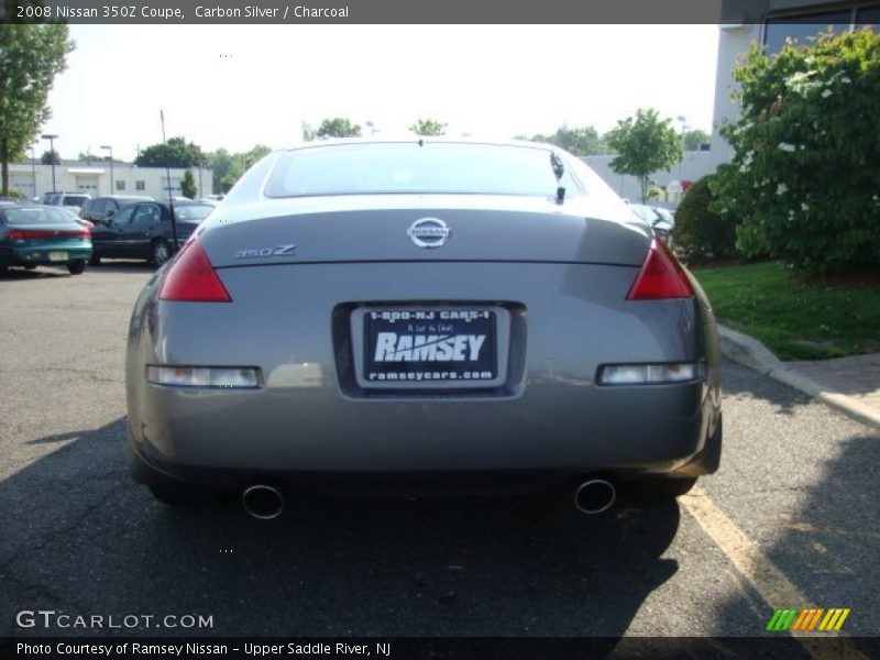 Carbon Silver / Charcoal 2008 Nissan 350Z Coupe