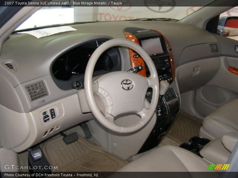 Blue Mirage Metallic / Taupe 2007 Toyota Sienna XLE Limited AWD