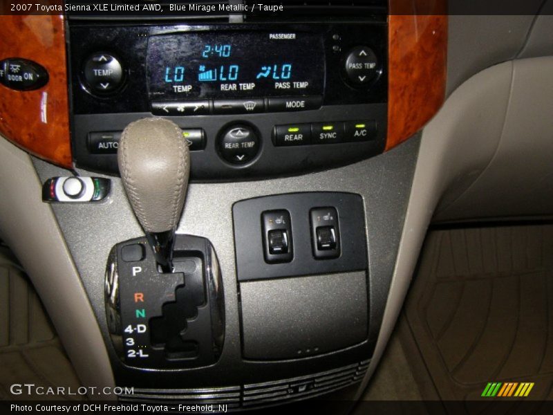 Blue Mirage Metallic / Taupe 2007 Toyota Sienna XLE Limited AWD