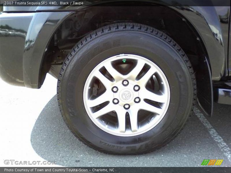Black / Taupe 2007 Toyota Sequoia SR5 4WD