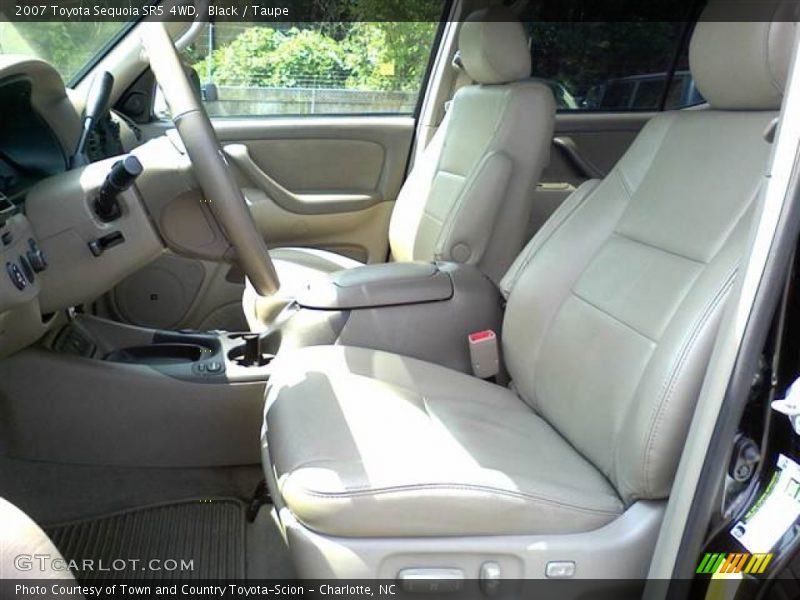 Black / Taupe 2007 Toyota Sequoia SR5 4WD