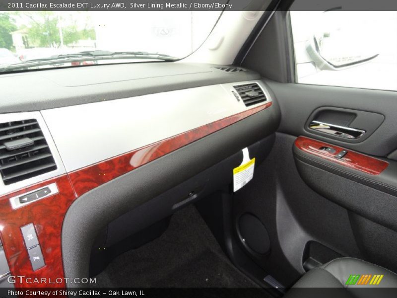 Silver Lining Metallic / Ebony/Ebony 2011 Cadillac Escalade EXT Luxury AWD