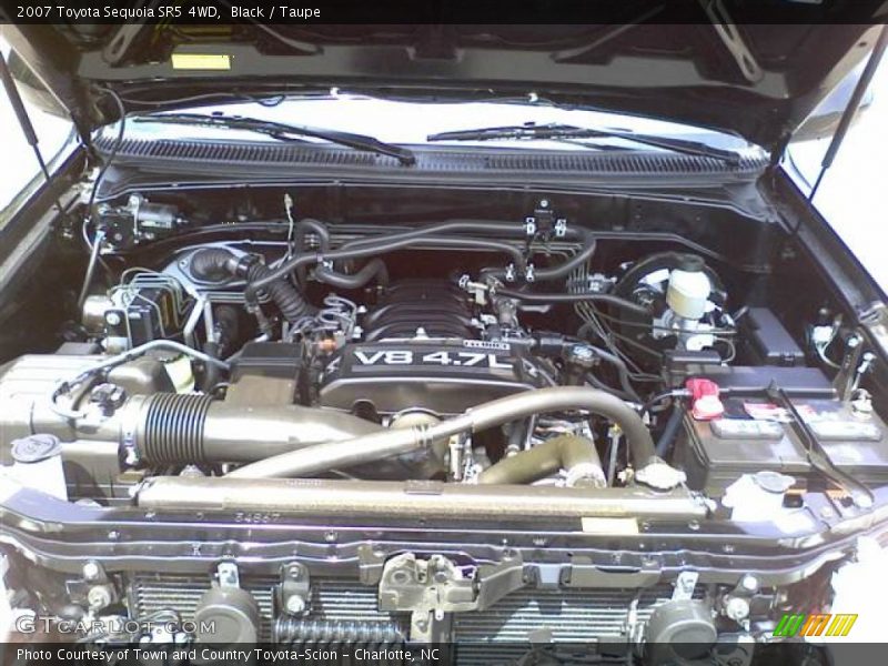 Black / Taupe 2007 Toyota Sequoia SR5 4WD