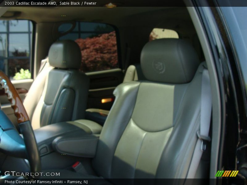 Sable Black / Pewter 2003 Cadillac Escalade AWD