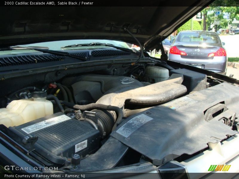 Sable Black / Pewter 2003 Cadillac Escalade AWD