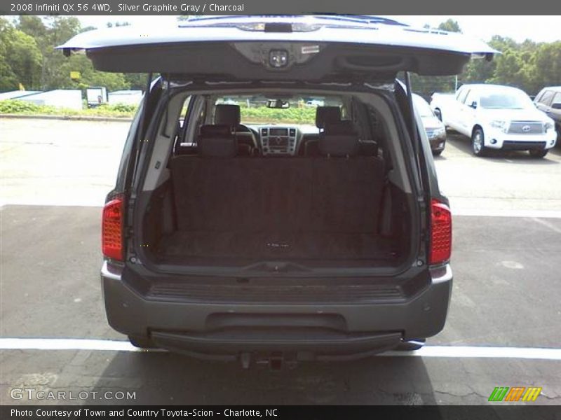 Silver Graphite Gray / Charcoal 2008 Infiniti QX 56 4WD