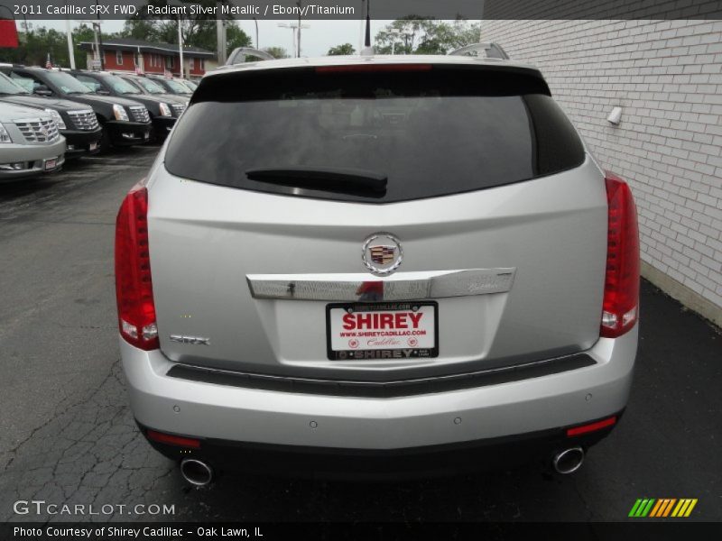 Radiant Silver Metallic / Ebony/Titanium 2011 Cadillac SRX FWD