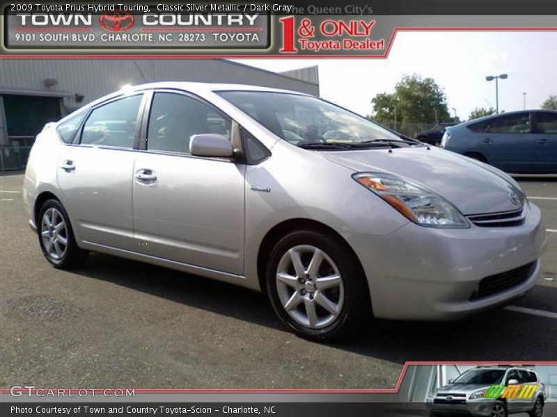 Classic Silver Metallic / Dark Gray 2009 Toyota Prius Hybrid Touring