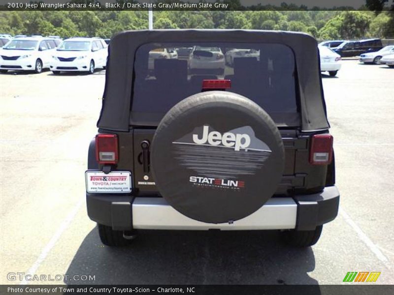 Black / Dark Slate Gray/Medium Slate Gray 2010 Jeep Wrangler Sahara 4x4